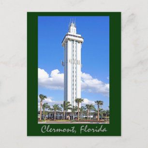 Citrus Tower in Clermont Florida, Gedicht der Hüge Postkarte