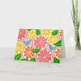 Citrus-Überraschung Karte