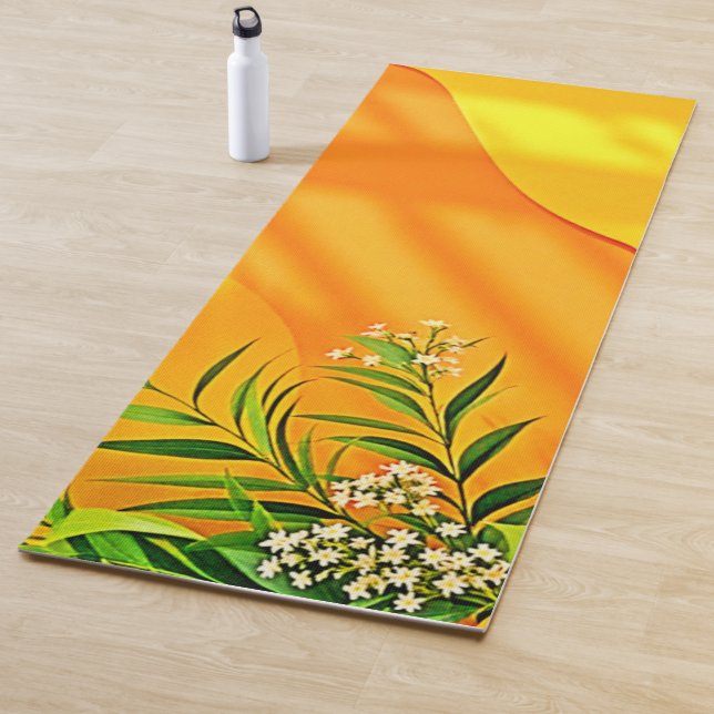 Citrus und Blätter Graphic Yogamatte (Beispiel)