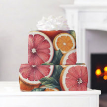 Citrus Watercolor Orange Frucht Botanischer Sommer