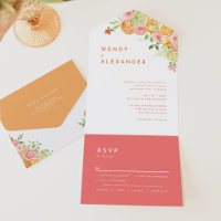 Citrus Watercolor Wedding