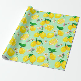 Citrus Wrapping Paper Geschenkpapier