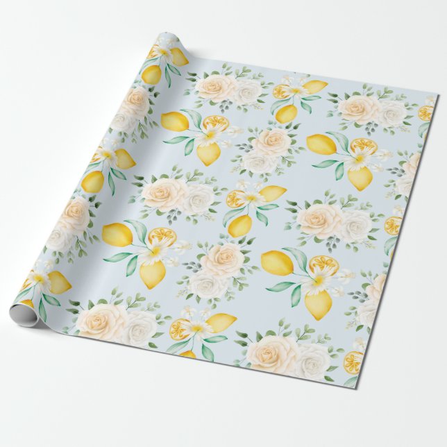 Citrus Wrapping Paper Geschenkpapier (Ungerollt)