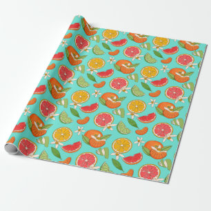 Citrus Wrapping Paper Geschenkpapier