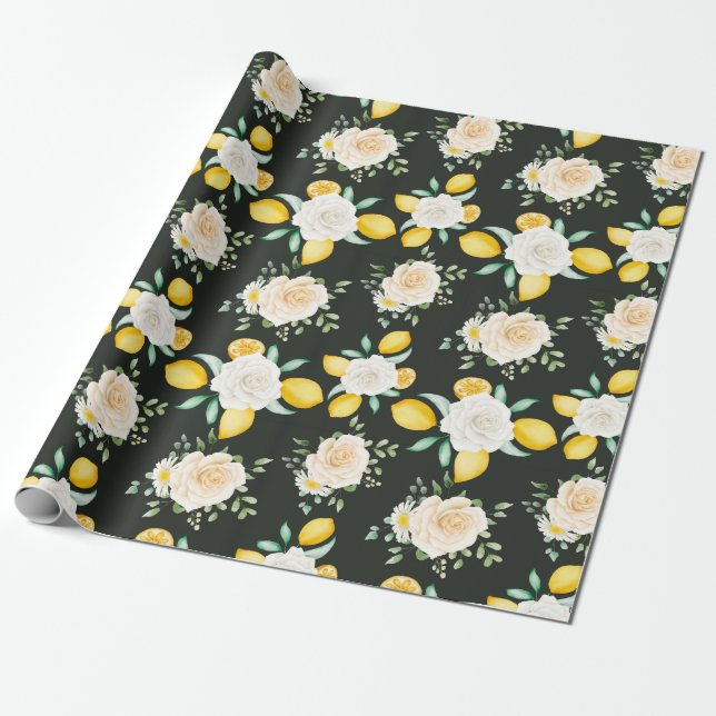 Citrus Wrapping Paper Geschenkpapier (Ungerollt)