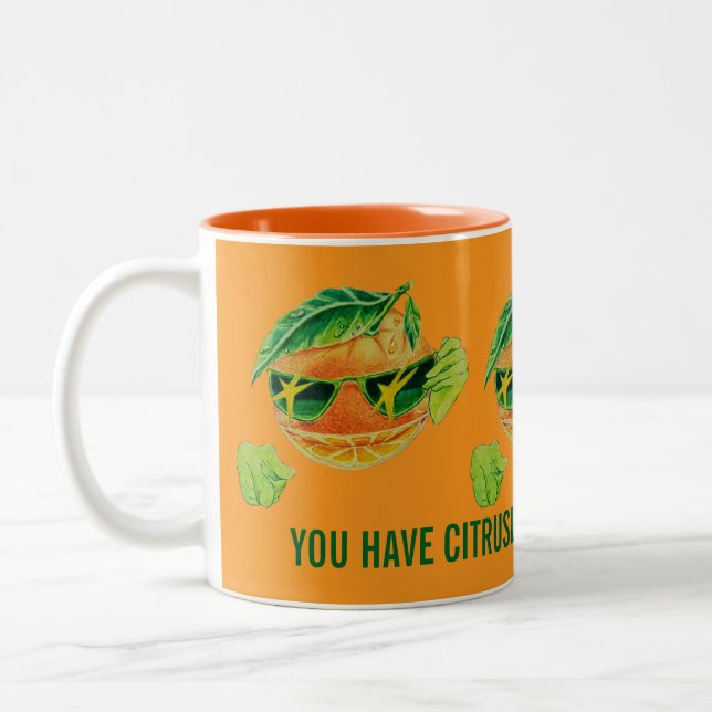 CITRUSLY GOOD DESIGNED WOMEN'S MUG  ZWEIFARBIGE TASSE (Links)