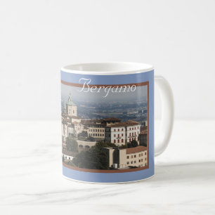 Città Alta Panorama, Bergamo, Italien Kaffeetasse