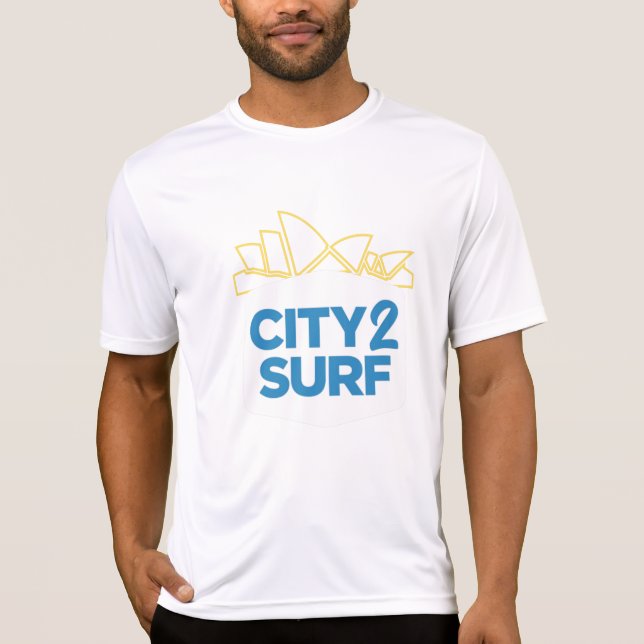 City 2 Surf Sydney C2S 2022 Marathon T - Shirt Tan (Vorderseite)