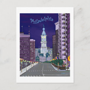 City Alight Postcard Postkarte
