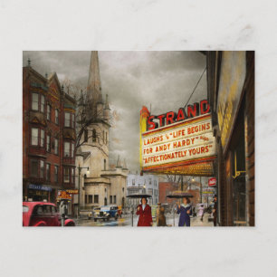 City - Amsterdam NY - Leben beginnt 1941 Postkarte