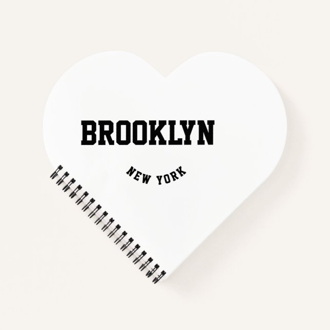 City and Staat Custom Location Notebook Notizbuch (Vorderseite)