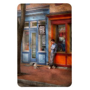 City - Baltimore, MD - Gewartet von Joe's Bike-Sho Magnet