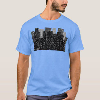 City Block Skyline Mädchen T-Shirt