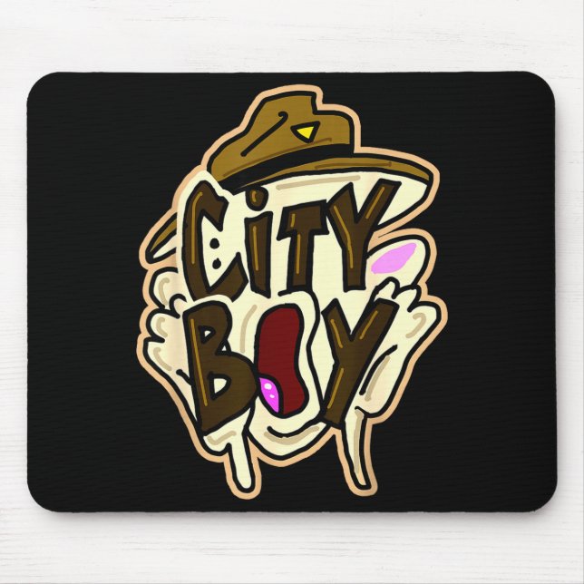 City boy meme  mousepad (Vorne)