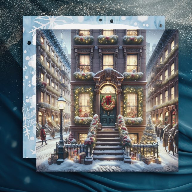 City Brownstone zu Weihnachten Personalisiert (Von Creator hochgeladen)
