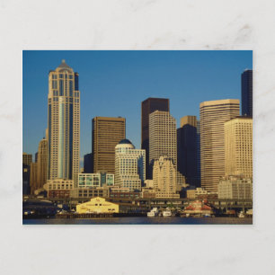 City Centre Skyline, Seattle, Washington, U.S.A., Postkarte