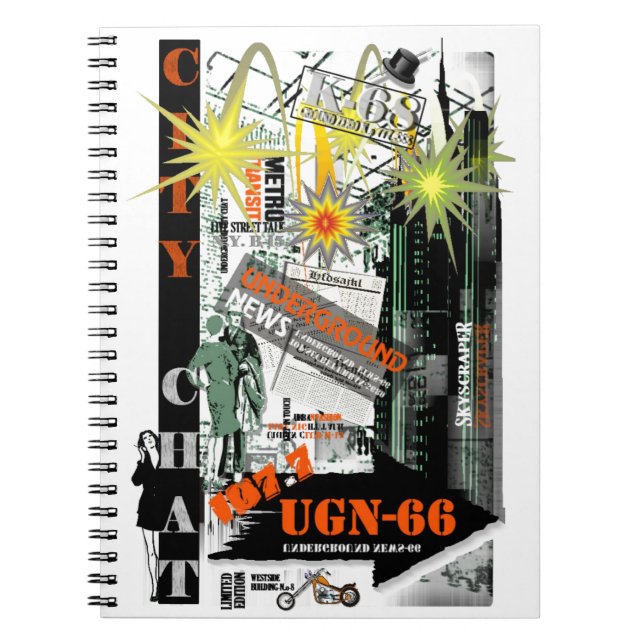 City-Chat-Notebook Notizblock (Vorderseite)