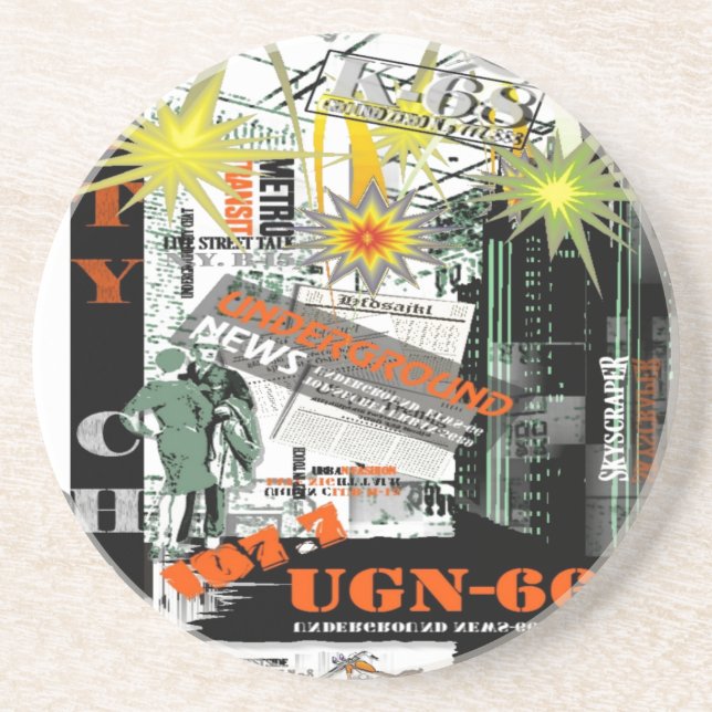 City Chat Untersetzer (Vorne)