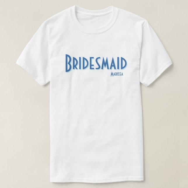 City Chic Bridesmaid T-Shirt (Design vorne)