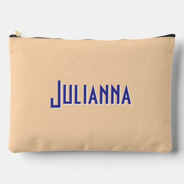 City Chic Pale Orange Bridesmaid Reisen Zubehörtasche (Vorderseite)