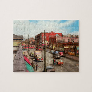 City - Chicago - Wunder Ham und Hamburgers 1941 Puzzle