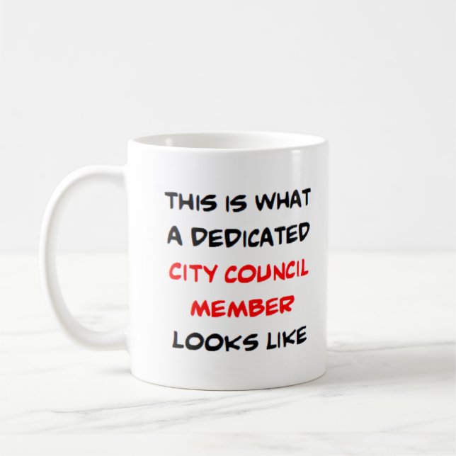 city council member, dedicated kaffeetasse (Links)