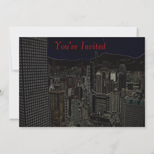 City Dach Einladung (Vorderseite)