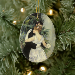 City Dance by Pierre Renoir, Vintage Kunst Keramikornament