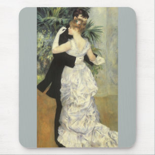 City Dance by Pierre Renoir, Vintage Kunst Mousepad