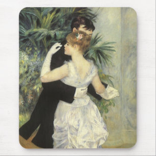 City Dance by Pierre Renoir, Vintage Kunst Mousepad