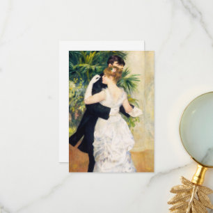 City Dance, Dance in Town by Pierre Auguste Renoir Dankeskarte