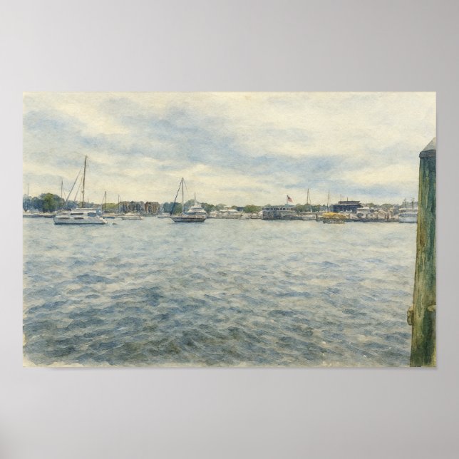 City Dock Poster (Vorne)