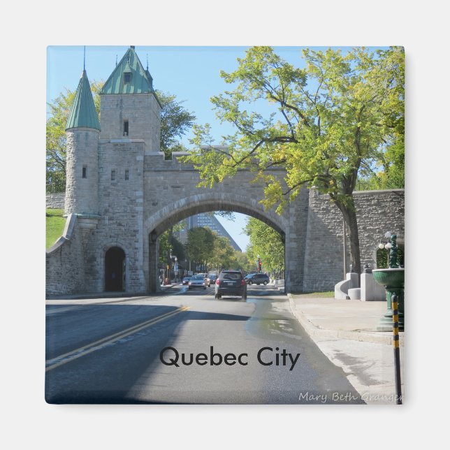 City Eintritt in Quebec City Magnet (Vorne)
