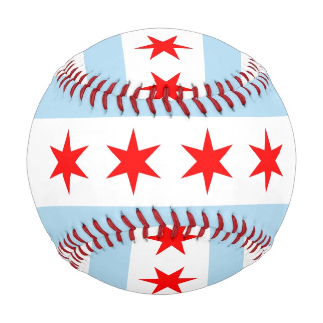 City Flag of Chicago (Illinois) Baseball (Vorderseite)