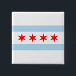 City Flag of Chicago (Illinois) Button<br><div class="desc">Dieses Design zeichnet sich durch die zivile Flagge von Chicago aus, die aus zwei hellblauen horizontalen Balken oder Streifen auf weißem Hintergrund besteht. Die Stadt Chicago, ist die bevölkerungsreichste Stadt im US-Staat Illinois und eine der bevölkerungsreichsten Städte in den Vereinigten Staaten; sie ist auch die bevölkerungsreichste Stadt im Mittleren Westen...</div>
