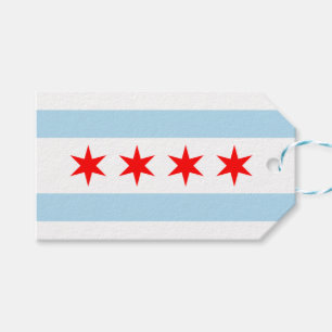 City Flag of Chicago (Illinois) Geschenkanhänger