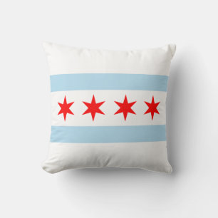 City Flag of Chicago (Illinois) Kissen
