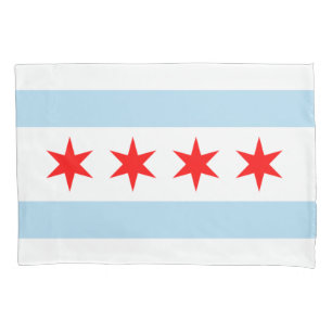 City Flag of Chicago (Illinois) Kissenbezug
