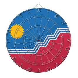 City Flag of Sioux Falls (South Dakota) Dartscheibe
