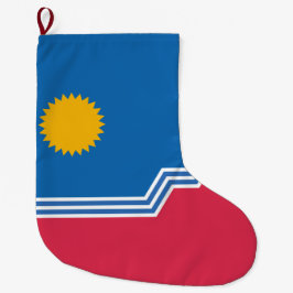 City Flag of Sioux Falls (South Dakota) Großer Weihnachtsstrumpf