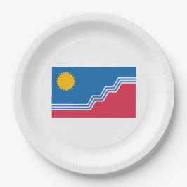 City Flag of Sioux Falls (South Dakota) Pappteller