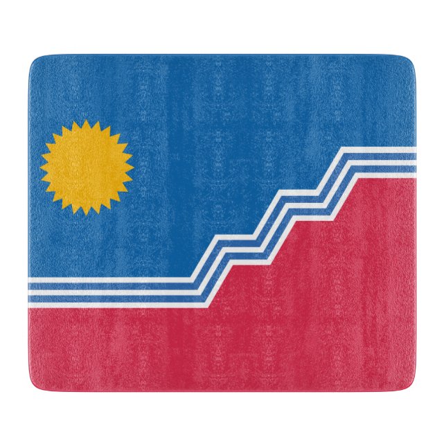 City Flag of Sioux Falls (South Dakota) Schneidebrett (Vorderseite)