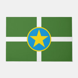 City Flag von Jackson (Mississippi) Fußmatte