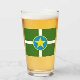 City Flag von Jackson (Mississippi) Glas