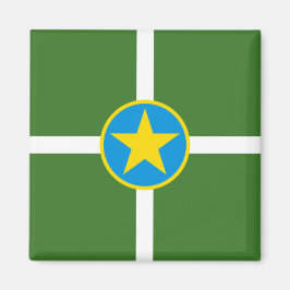City Flag von Jackson (Mississippi) Magnet