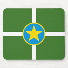 City Flag von Jackson (Mississippi) Mousepad