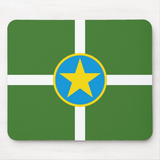 City Flag von Jackson (Mississippi) Mousepad (Vorne)