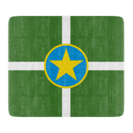 City Flag von Jackson (Mississippi) Schneidebrett