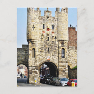 City Gate in York in North Yorkshire Postkarte