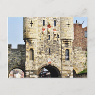 City Gate in York in North Yorkshire Postkarte